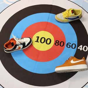 레크레이션 신발 던지기 단체 게임 용품 양궁 과녁