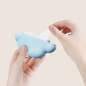 휴대용 돌돌이 롤크리너 미니 클라우드 테이프클리너 본체 + 리필 4개, 1세트