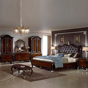 그랜드 엔틱 퀸침대풀세트 (퀸침대+협탁+화장대세트+입본장 2EA)