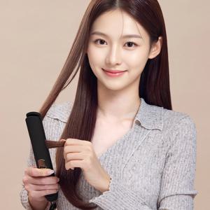 뜯김없는 티타늄 코팅 웨이브 헤어 매직기 데일리 고데기