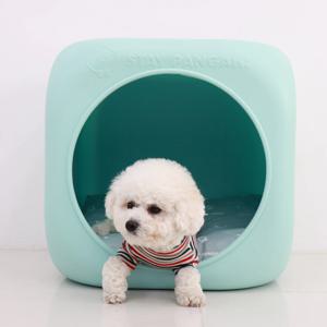 빵아 플라스틱 강아지/고양이 다이스 하우스 4colors