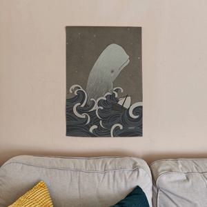 모비딕 일러스트 패브릭 포스터 / 가리개 커튼(GM 570002,570102,570202)