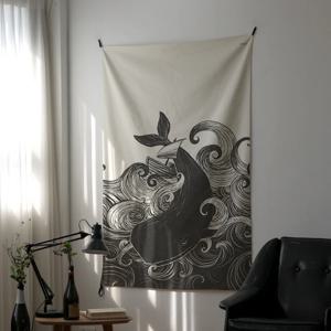 모비딕 일러스트 패브릭 포스터 / 가리개 커튼(GM 570003,570103,570203)