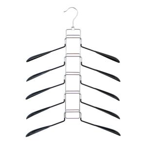 PVC 메탈 5단 셔츠 옷걸이 1p