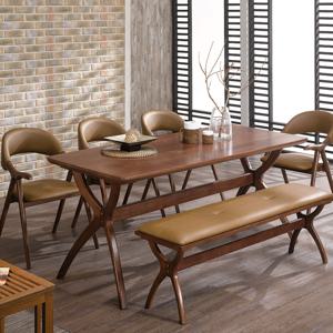 나르샤 원목 6인용 식탁세트 1700size