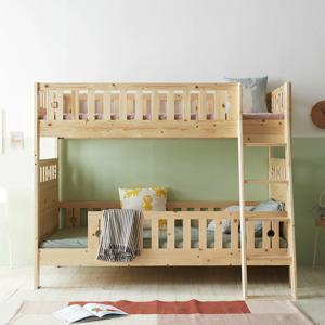 봄봄 원목 분리형 이층침대 프레임 (안전가드 포함)