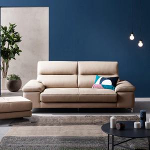 노바 3인 천연면피 소가죽소파 8colors+스툴 추가선택