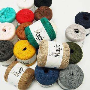 코튼매직(50g)털실 코튼 뜨개실(20 color)