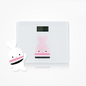 스마트 LCD 디지털 미니체중계 화이트 NCS751W