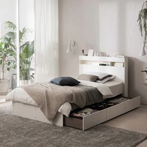 필로시 침대 프레임 멀티수납형 SS/Q (매트선택)