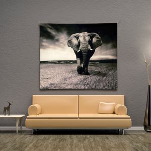 대형 패브릭포스터 / 가리개커튼 150x130(cm) 아프리카 엘리펀트