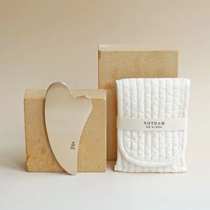 방짜유기 하트 괄사 마사지기