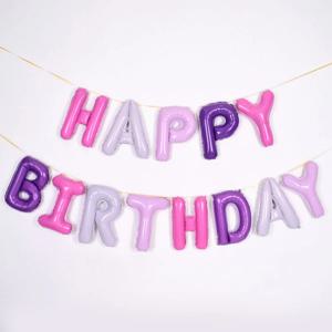 은박풍선세트 HAPPY BIRTHDAY