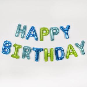 은박풍선세트 HAPPY BIRTHDAY