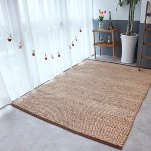 고급 라탄 수초 러그 거실 카페트 4size