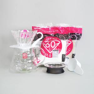 V60 XGS 화이트 유리 핸드드립세트 1~2인