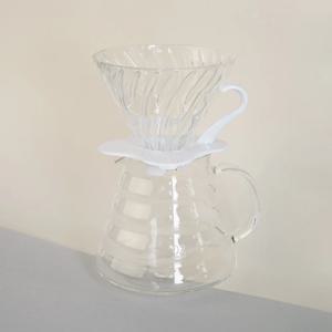 V60 XGS 화이트 유리 핸드드립세트 1~4인