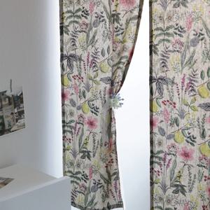 야생화 조각가리개커튼