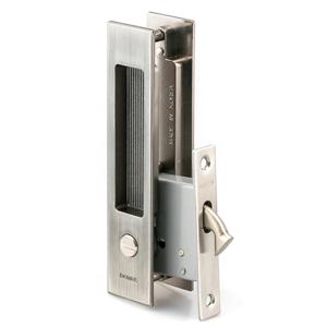 도무스 DSL 160 욕실매입손잡이 슬라이딩 도어락(새틴니켈)