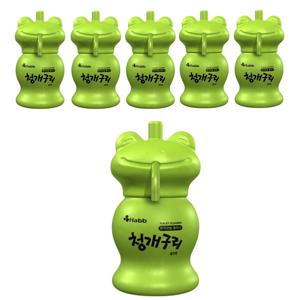 향기나는 변기 청개구리 자동 변기 세정제 6개