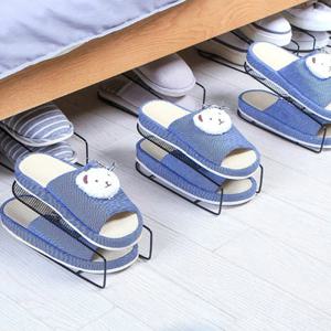 메탈 2단 신발 홀더 정리대