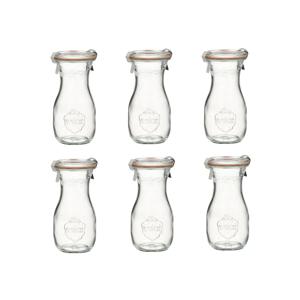 쥬스병290ml(763) 6p 독일 웩 밀폐용기 클립+고무링 세트상품