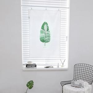 롱 바란스 가리개 커튼 바나나리프