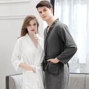 프리미엄 여름 쿨 와플 샤워가운 2colors