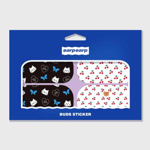 Earp galaxy buds sticker pack-purple