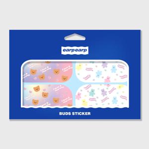 Earp galaxy buds sticker pack-pastel blue