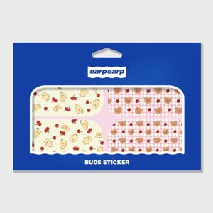 Earp galaxy buds sticker pack-pastel pink