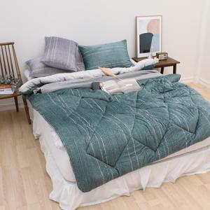 라인뷰 프리미엄 극세사 차렵이불 단품(S/Q) 2colors