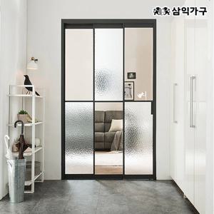 스텔라 ㅡ자형 울트라 슬림 중문 시공 3연동 1400 오픈형