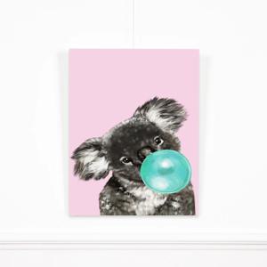 아이방 동물 키즈카페 그림-파란껌코알라