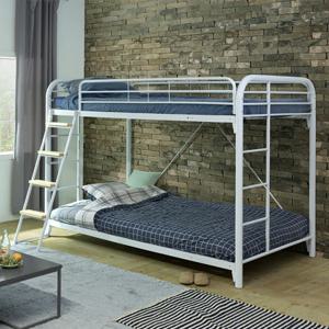 라이프 슈퍼싱글 SS 철재 이층침대 (B형 그린폼 매트포함)