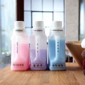 세제소분용기(A형) 1리터 4개 세트