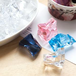얼음 모형 가짜 알갱이 대 4colors 인테리어 장식 모형 어항 꾸미기