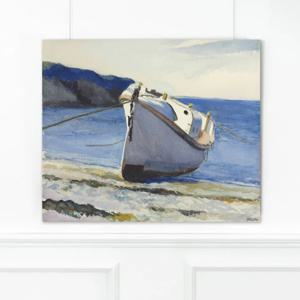 현대 화가 에드워드 호퍼 캔버스 명화 액자-해안경비보트