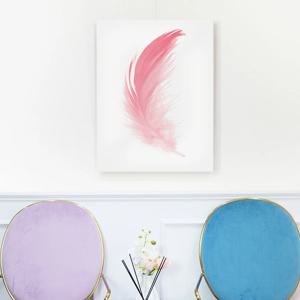 행운 보헤미안 드림캐쳐그림 로즈깃털  캔버스액자