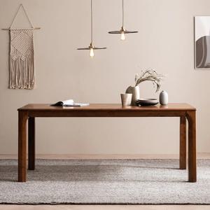 쿠폰가 244,000원 / 바렌트 고무나무 원목 6인용 식탁 테이블 1800