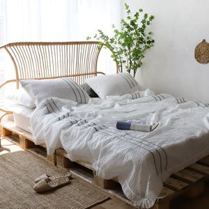 더메종 뱀부 시어서커 호텔식 홑 여름이불 세트 SS/Q/LK