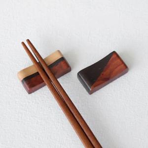 천연목 패턴 수저받침 2type
