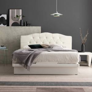 아망떼 PU 가죽 평상형 침대 프레임 SS/Q (매트리스 선택)