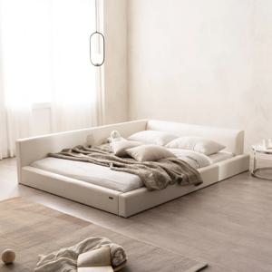 스너그온 PU 가죽 저상형 패밀리침대 SS/Q (매트리스 선택)