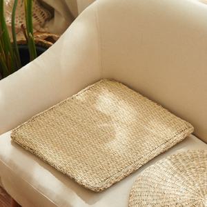 플랫 라탄 방석 시팅매트 왕골방석 사각