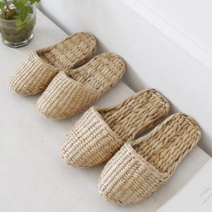 아동 해초 왕골 슬리퍼 (어린이) 막힘 (2size)