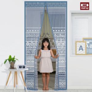 현관 방문 일체형 자석 모기장 방충망 방충문 뉴에스닉 3size 2colors