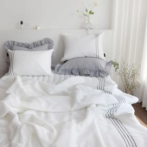 비즈라인 뱀부 시어서커 호텔침구 여름이불 세트 SS/Q/LK