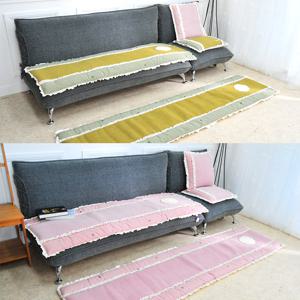 카란 3단/4단 쇼파패드 방석 (2color)