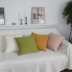 피그먼트 감성 카페 패브릭 거실 소파 쿠션 커버